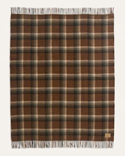 ALTERNATE VIEW OF MOTOR ROBE THROW WITH LEATHER CARRIER IN REDWOOD image number 2