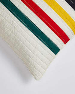 ALTERNATE VIEW OF GLACIER NATIONAL PARK QUILTED PILLOW IN MULTI image number 2