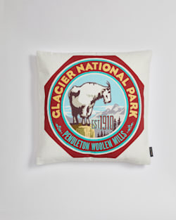 GLACIER NATIONAL PARK PATCH PILLOW IN MULTI image number 1