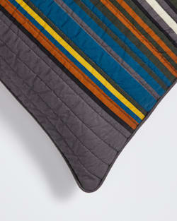 ALTERNATE VIEW OF OLYMPIC NATIONAL PARK QUILTED PILLOW IN GRAY image number 2