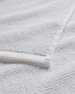 ALTERNATE VIEW OF LOS LUNAS TONAL TOWEL COLLECTION IN BRIGHT WHITE image number 6