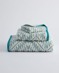 RANCHO ARROYO TOWEL COLLECTION IN GREEN/BLUE SLATE image number 1