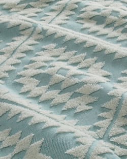 ALTERNATE VIEW OF RANCHO ARROYO TOWEL COLLECTION IN GREEN/BLUE SLATE image number 2