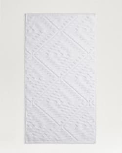 ALTERNATE VIEW OF RANCHO ARROYO TOWEL COLLECTION IN BRIGHT WHITE image number 3