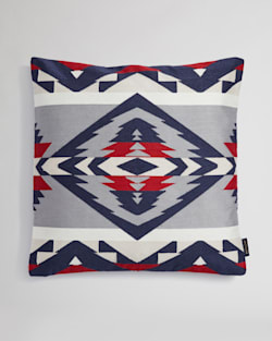 TECOPA HILLS EMBROIDERED SQUARE PILLOW IN GREY image number 1