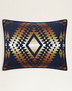 ALTERNATE VIEW OF MISSION TRAILS PRINTED COVERLET SET IN NAVY MULTI image number 2