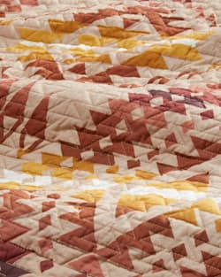 MISSION TRAILS PRINTED COVERLET SET IN TAN MULTI image number 4