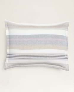 ALTERNATE VIEW OF CASCADE STRIPE COMFORTER SET IN TAN image number 4