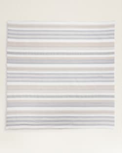 ALTERNATE VIEW OF CASCADE STRIPE COMFORTER SET IN TAN image number 5