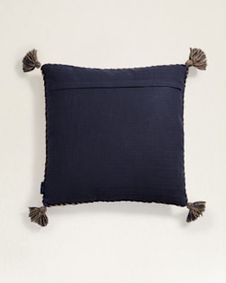 ALTERNATE VIEW OF MISSION TRAILS SQUARE PILLOW IN NAVY MULTI image number 3