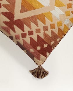 ALTERNATE VIEW OF MISSION TRAILS SQUARE PILLOW IN TAN MULTI image number 2