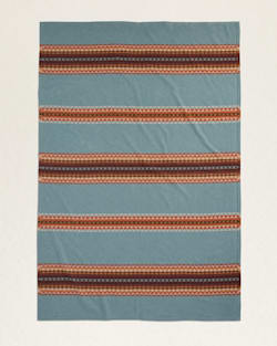 ALTERNATE VIEW OF LUNA MESA ORGANIC COTTON BLANKET IN SHALE image number 3