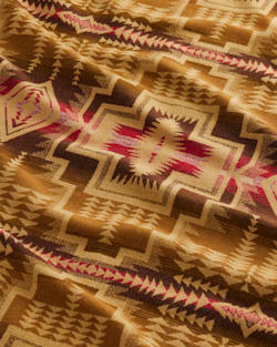 ALTERNATE VIEW OF HARDING STAR FRINGED THROW IN BRONZE image number 2