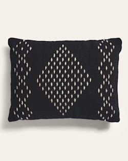 MIL DIAMONDS LUMBAR PILLOW IN BLACK/IVORY image number 1