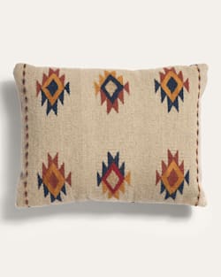 MANY DIAMONDS LUMBAR PILLOW IN OATMEAL image number 1