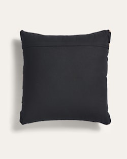 ALTERNATE VIEW OF TURQUOISE CROSSES SQUARE PILLOW IN NEUTRAL image number 2