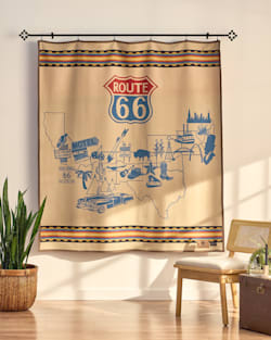 ROUTE 66 100TH ANNIVERSARY BLANKET IN MULTI image number 1