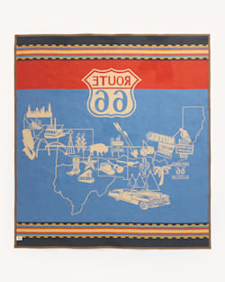 ALTERNATE VIEW OF ROUTE 66 100TH ANNIVERSARY BLANKET IN MULTI image number 4