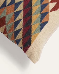 CLOSE UP VIEW OF GATEWAY CANYON LUMBAR PILLOW IN MULTI image number 3