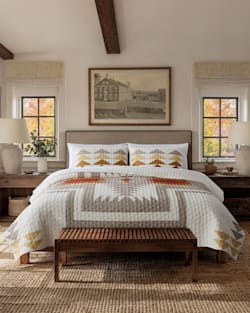 HARDING QUILT SET IN IVORY MULTI image number 1