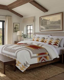 ALTERNATE VIEW OF HARDING QUILT SET IN IVORY MULTI image number 2