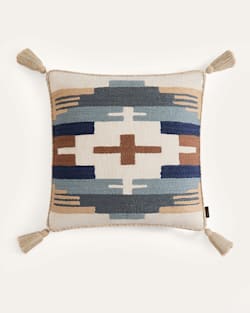 ALTERNATE VIEW OF SHIPROCK EMBROIDERED SQUARE PILLOW IN TAN image number 3