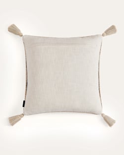 ALTERNATE VIEW OF SHIPROCK EMBROIDERED SQUARE PILLOW IN TAN image number 5