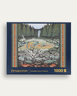 ALTERNATE VIEW OF SALMON FALLS 1000 PIECE PUZZLE IN MULTI image number 3
