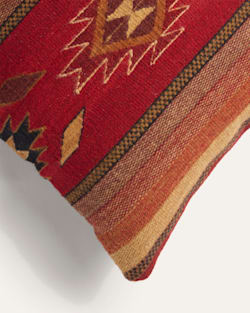 ALTERNATE VIEW OF EMBERS SQUARE PILLOW IN RED image number 3