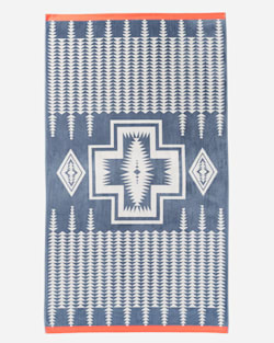 HARDING JACQUARD SPA TOWEL IN SLATE image number 1