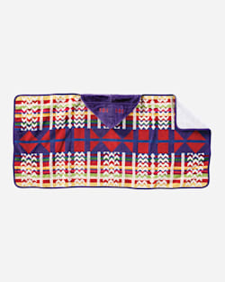 MORNING CRADLEBOARD HOODED TOWEL IN PURPLE image number 1