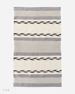 COTTON WOVEN DHURRIE RUG IN MOJAVE TWILL image number 1