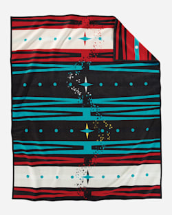 ADDITIONAL VIEW OF PATHWAY BLANKET IN BLACK MULTI image number 2