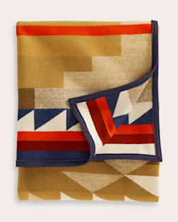 ALTERNATE VIEW OF MEDICINE BOW BLANKET IN TAN MULTI image number 3