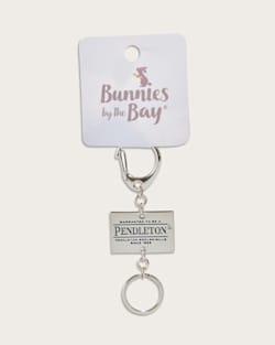 ALTERNATE VIEW OF PENDLETON KEY CHAIN IN SILVER image number 2