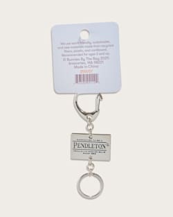 ALTERNATE VIEW OF PENDLETON KEY CHAIN IN SILVER image number 3