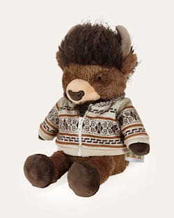 ALTERNATE VIEW OF WESTERLEY SWEATER BISON STUFFED ANIMAL IN BROWN/WESTERLEY image number 3