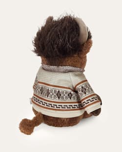 ALTERNATE VIEW OF WESTERLEY SWEATER BISON STUFFED ANIMAL IN BROWN/WESTERLEY image number 4