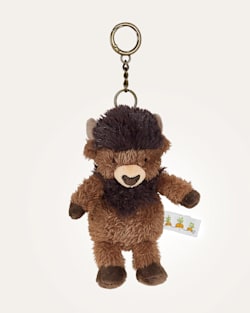 BISON KEYCHAIN IN BROWN image number 1