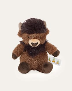 ALTERNATE VIEW OF BISON KEYCHAIN IN BROWN image number 2