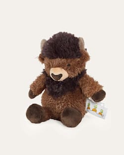 ALTERNATE VIEW OF BISON KEYCHAIN IN BROWN image number 3