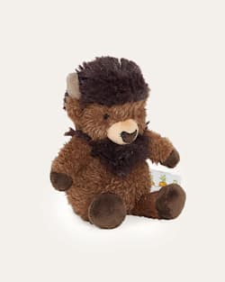 ALTERNATE VIEW OF BISON KEYCHAIN IN BROWN image number 4