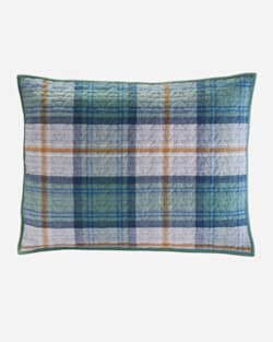 ALTERNATE VIEW OF MOSIER PLAID COVERLET SET IN EVERGREEN image number 3