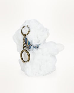 ALTERNATE VIEW OF SHEEP KEYCHAIN IN WHITE/SMITH ROCK image number 5