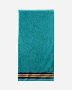 SERAPE HAND TOWEL IN TURQUOISE image number 1