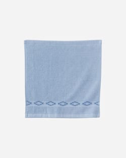 ALTERNATE VIEW OF GRAND TETON TOWEL SET IN DUSTY BLUE image number 3