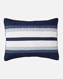 ALTERNATE VIEW OF CHIEF STAR PIECED QUILT SET IN NAVY image number 4