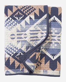 ALTERNATE VIEW OF JOURNEY WEST COVERLET SET IN VINTAGE INDIGO image number 1