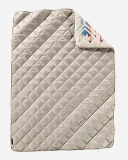 ALTERNATE VIEW OF WHITE SANDS PACKABLE THROW IN TAN image number 2