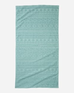 SANDIA STRIPE TOWEL SET IN AQUA image number 1